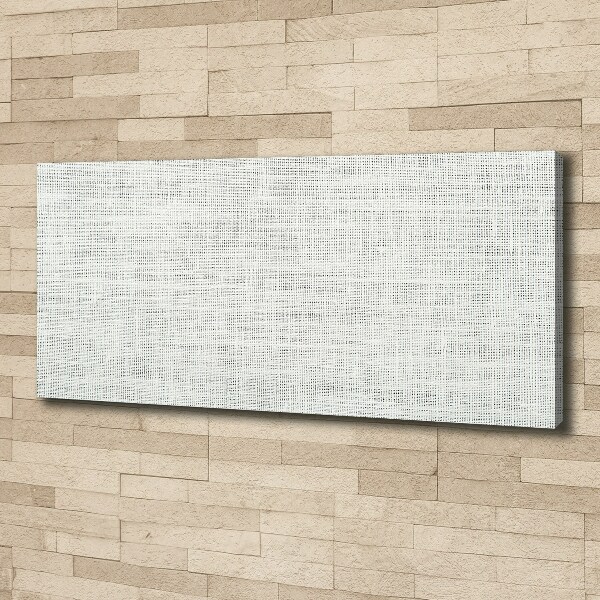 Foto obraz na płótnie Lniane białe płótno