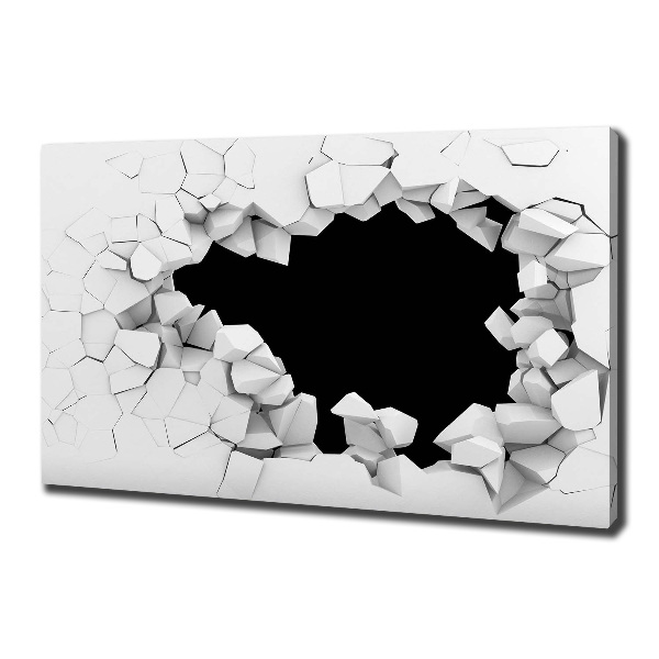 Schilderij op canvas Gat in de muur