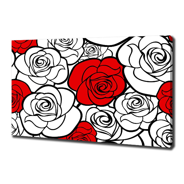 Nowoczesny obraz na płótnie zdjęcie Róże