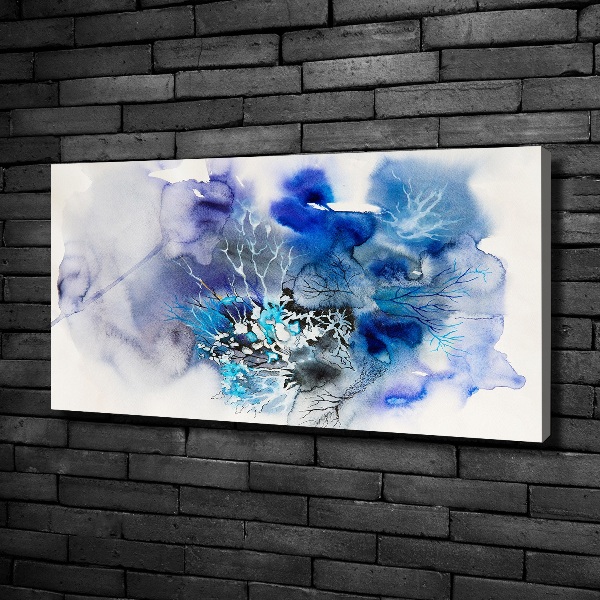 Foto canvas Abstracte bloemen