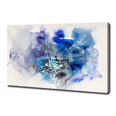 Foto canvas Abstracte bloemen