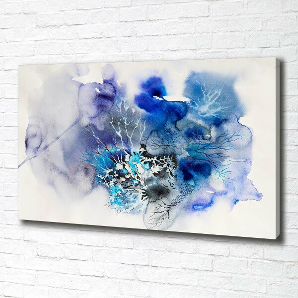 Foto canvas Abstracte bloemen