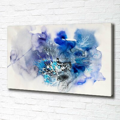 Foto canvas Abstracte bloemen