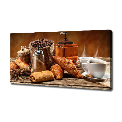 Canvas schilderij Ontbijt