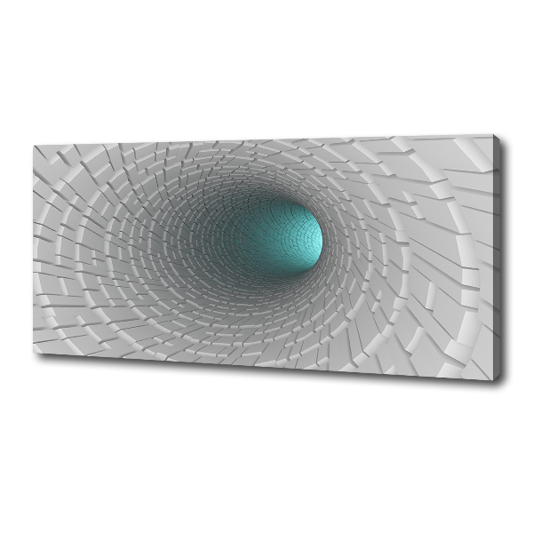 Canvas foto 3D-tunnel