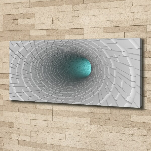 Canvas foto 3D-tunnel