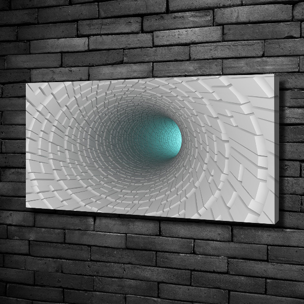 Canvas foto 3D-tunnel