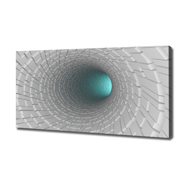 Canvas foto 3D-tunnel