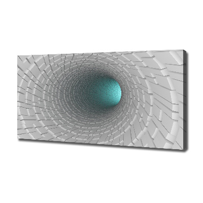 Canvas foto 3D-tunnel