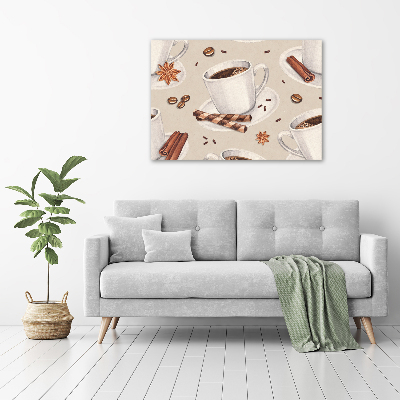 Canvas foto Een kopje koffie