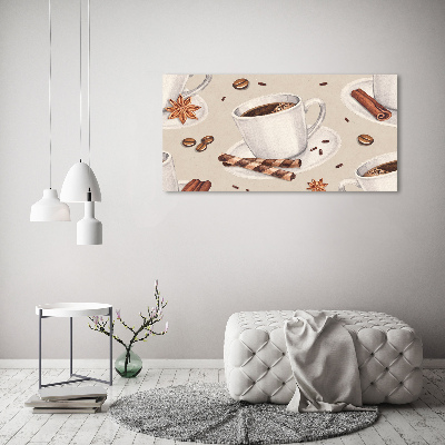 Canvas foto Een kopje koffie