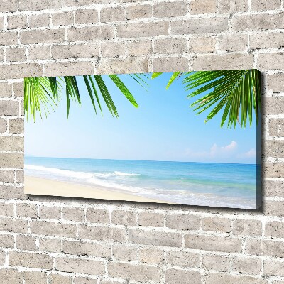 Foto canvas Tropisch strand