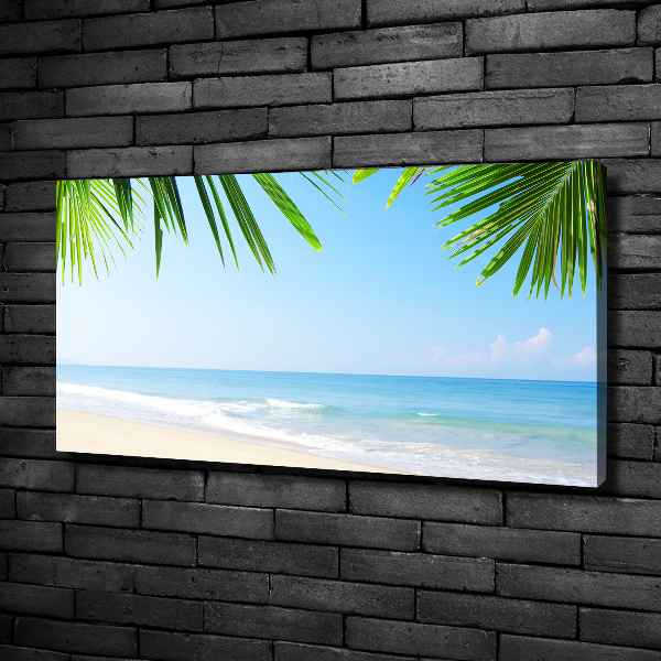 Foto canvas Tropisch strand