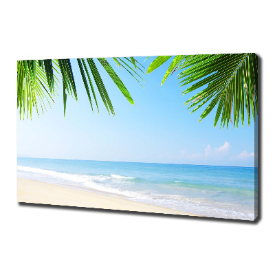 Foto canvas Tropisch strand