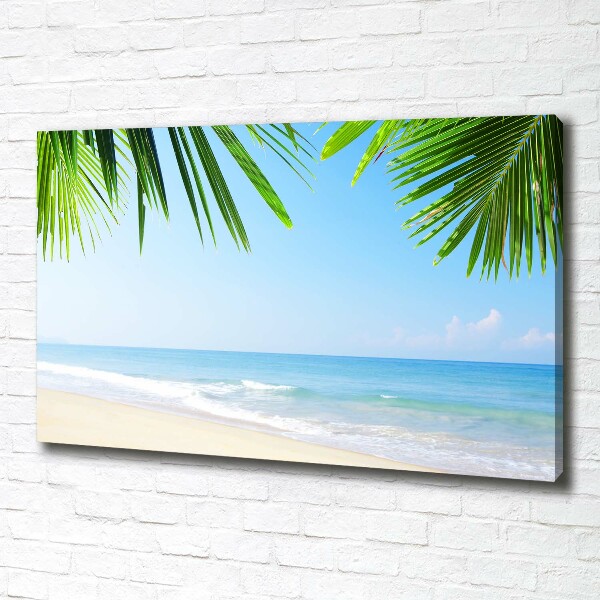 Foto canvas Tropisch strand