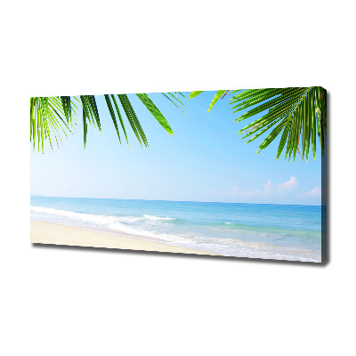 Foto canvas Tropisch strand