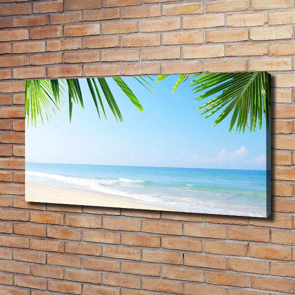 Foto canvas Tropisch strand