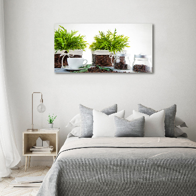 Canvas foto Koffiehuisthema