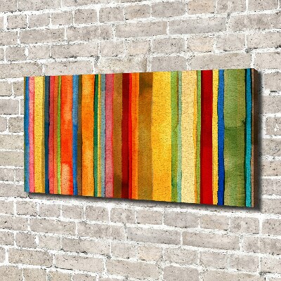 Schilderij op canvas Kleurrijke strepen