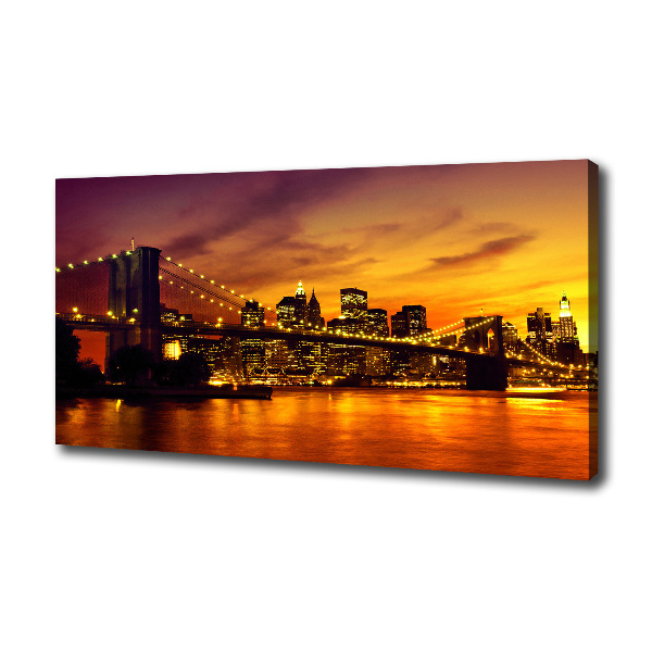 Foto canvas Brooklynbrug