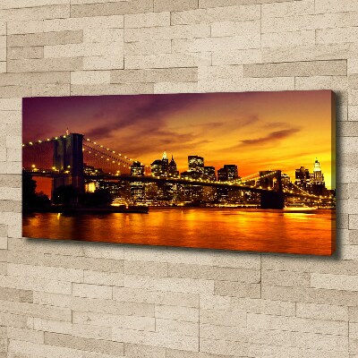 Foto canvas Brooklynbrug