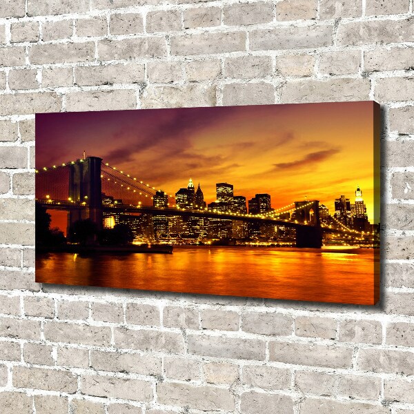 Foto canvas Brooklynbrug