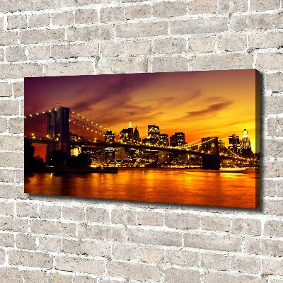 Foto canvas Brooklynbrug