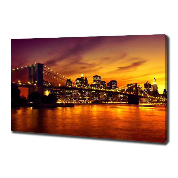 Foto canvas Brooklynbrug