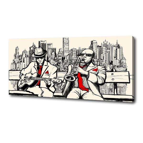 Foto op canvas New York Jazz