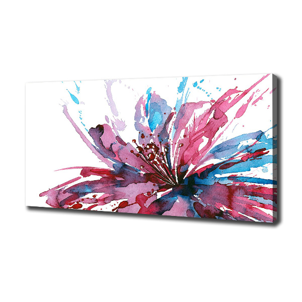 Foto op canvas Abstracte bloem