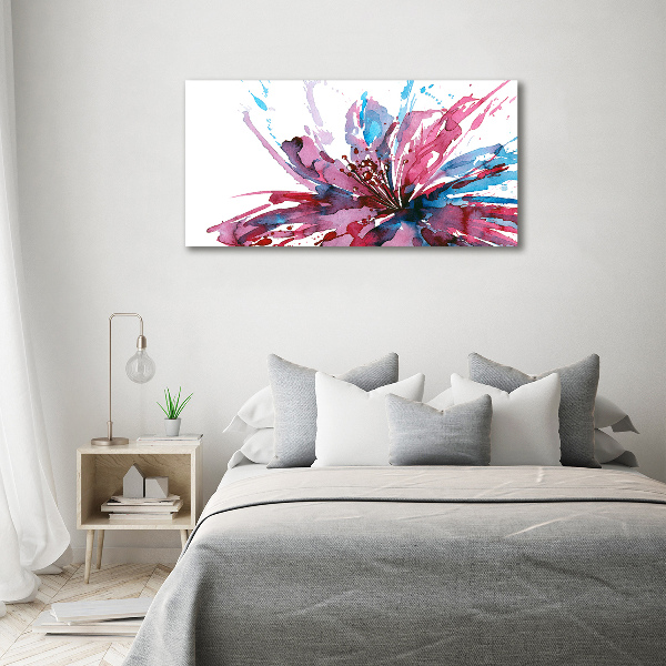 Foto op canvas Abstracte bloem