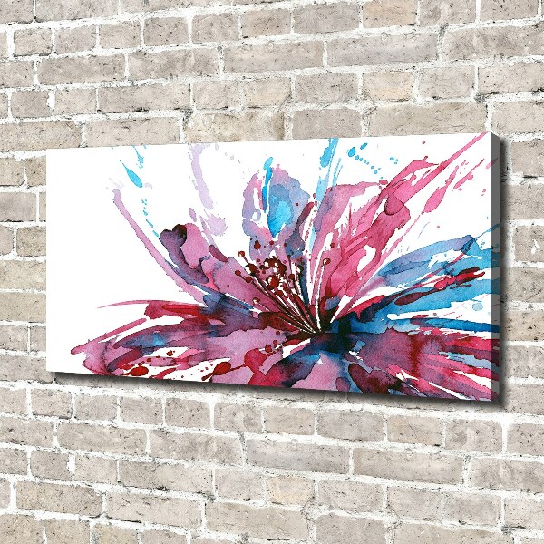 Foto op canvas Abstracte bloem