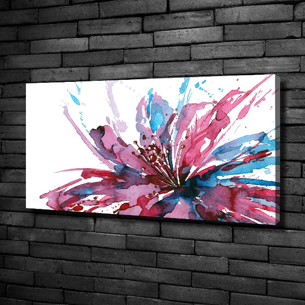 Foto op canvas Abstracte bloem