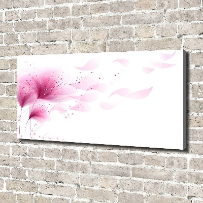 Canvas foto Roze bloem