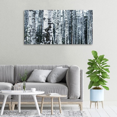 Foto canvas Berkenbomen