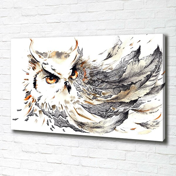 Canvas schilderij Uil