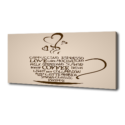 Canvas foto Een kopje koffie