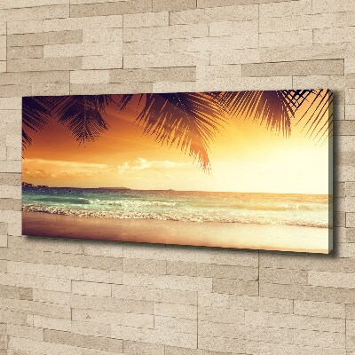Canvas foto Tropisch strand