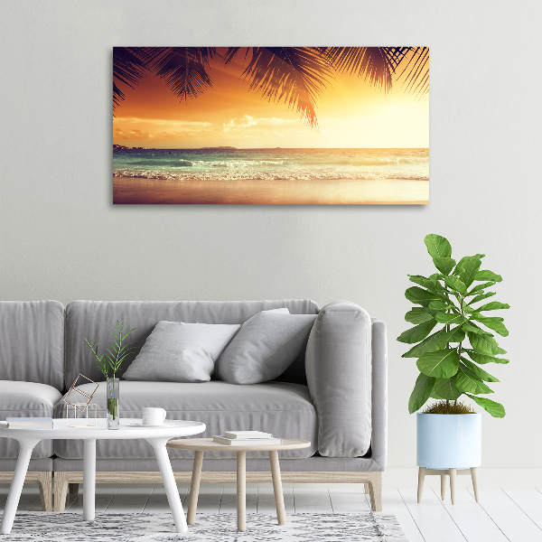 Canvas foto Tropisch strand