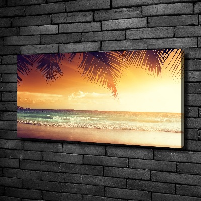 Canvas foto Tropisch strand