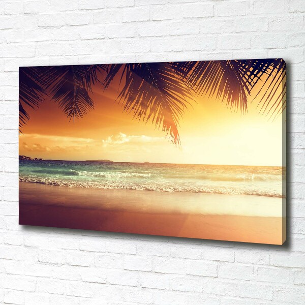 Canvas foto Tropisch strand