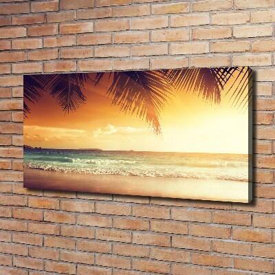 Canvas foto Tropisch strand