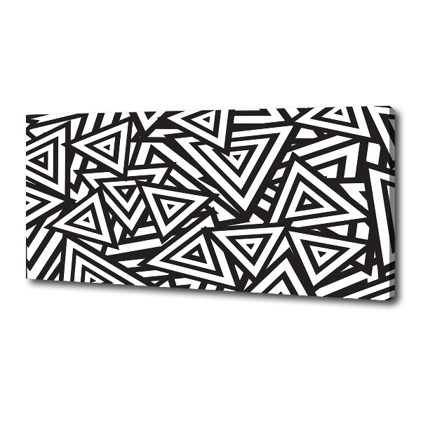 Schilderij op canvas Achtergrond met driehoeken