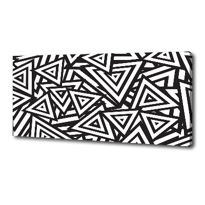 Schilderij op canvas Achtergrond met driehoeken