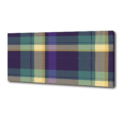 Foto op canvas Geruite textuur