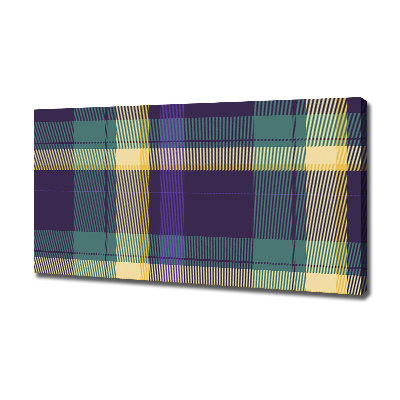 Foto op canvas Geruite textuur