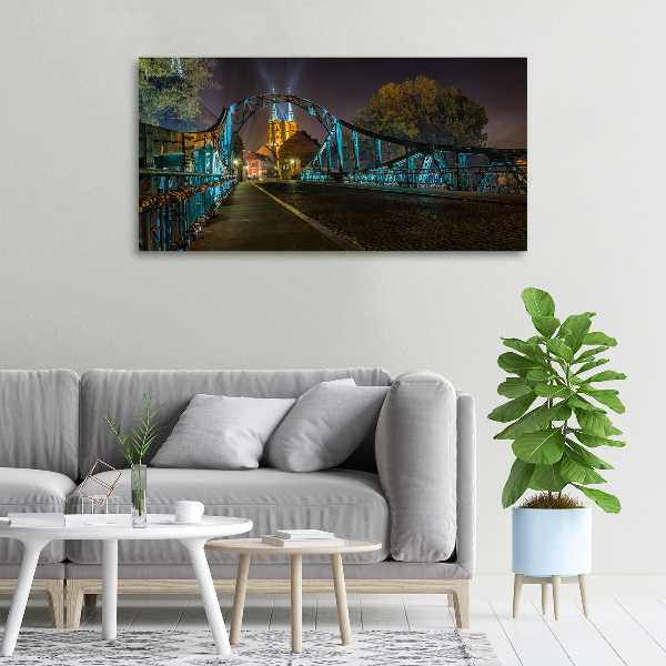 Canvas foto Brug der Geliefden