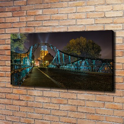 Canvas foto Brug der Geliefden