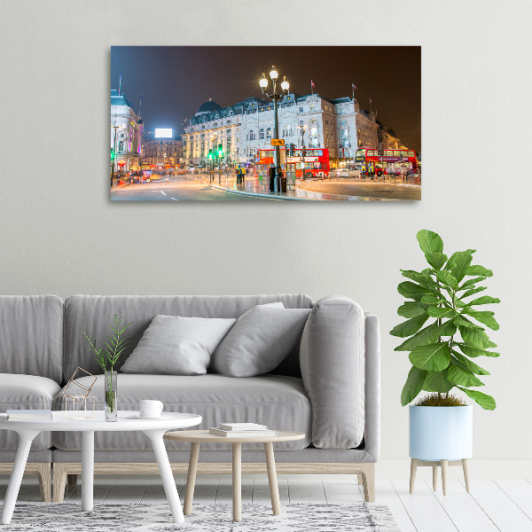 Canvas schilderij Londen 's nachts