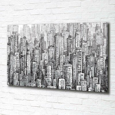 Foto canvas Wolkenkrabbers